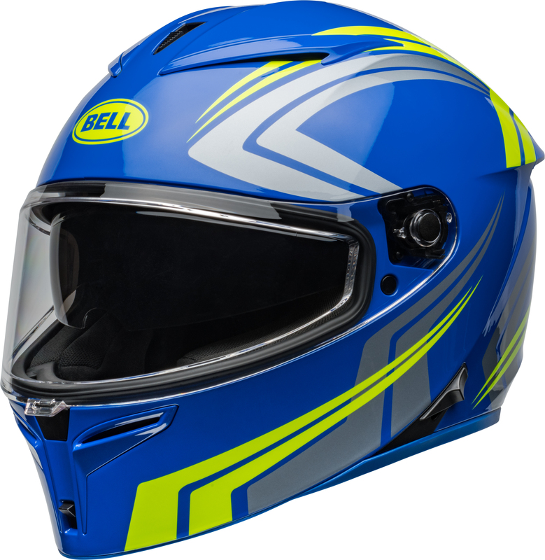 Casque BELL Lithium – Jetstream Gloss Blue/Retina