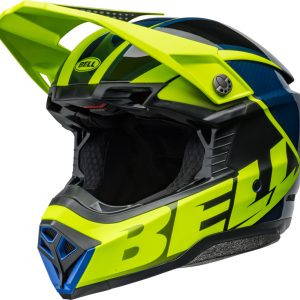 Casque BELL Moto-10 Spherical – Sliced Matte/Gloss Retina/Blue