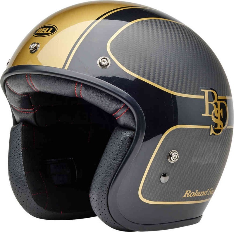 Casque BELL Custom 500 Carbon – RSD Checkmate Matte Gloss Black/Gold