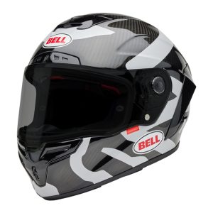 Casque BELL Race Star DLX – Hello Cousteau Equidae Matte Gloss Black/Gray