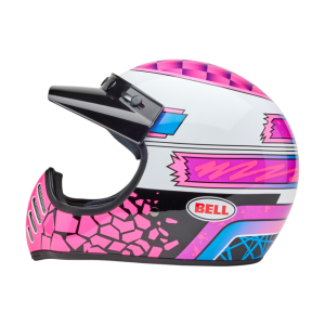 Casque BELL Moto-3 – Deathspray Gloss Pink Purple