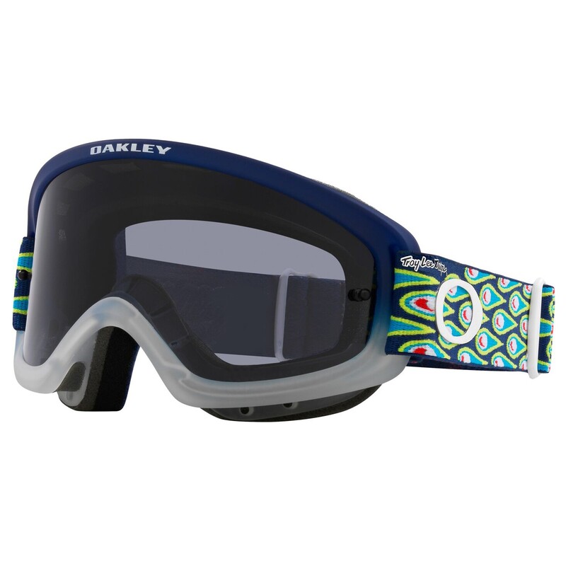 Masque OAKLEY XS O-Frame 2.0 PRO MX – TLD SPEED BUBBLES NAVY Dark Grey