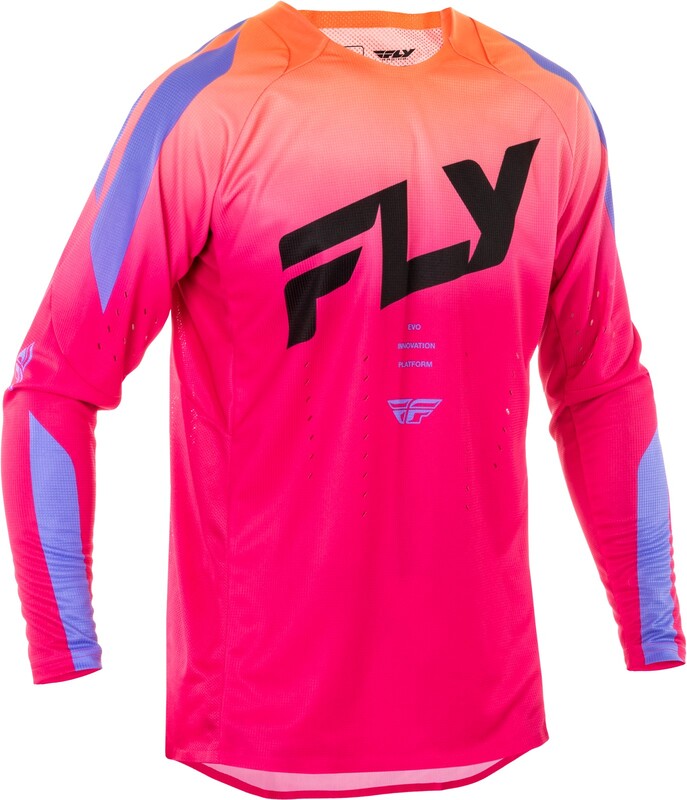 Maillot FLY RACING Evolution DST – rose/lavande/noir
