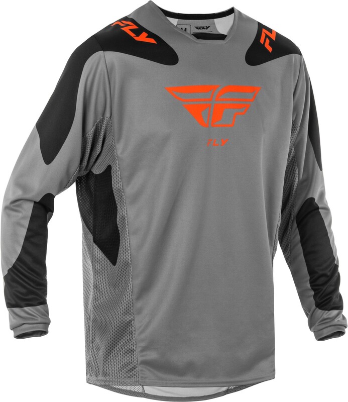 Maillot FLY RACING Kinetic SYM – gris/orange/noir