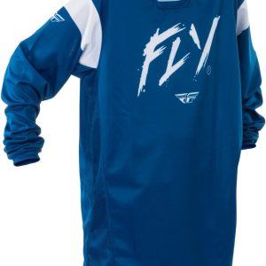 Maillot enfant FLY RACING Kinetic Stoke – Navy/blanc