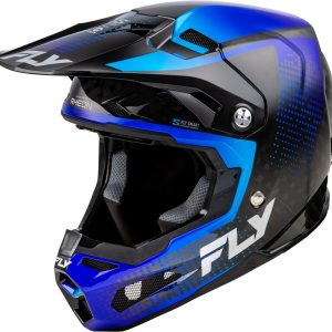 Casque FLY RACING Formula S Carbon Protocol – noir carbone/bleu