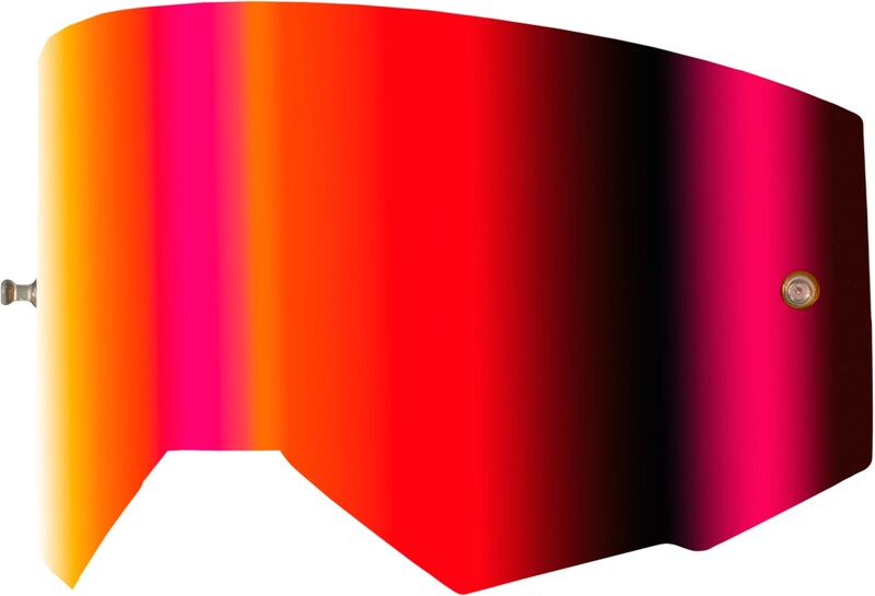 Écran FLY RACING avec fixation pour tear-off – écran clair ambre