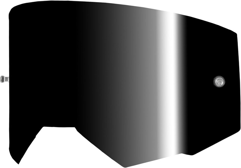 Écran FLY RACING avec fixation pour tear-off – écran fumé