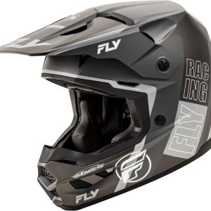 Casque FLY RACING Kinetic Rally – gris mat/noir/blanc