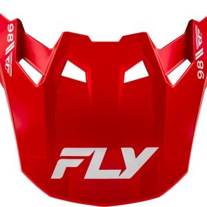 Visière FLY RACING Formula CC Objective – rouge/blanc