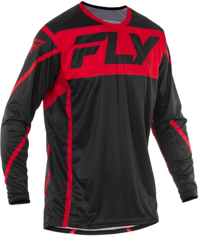 Maillot FLY RACING Lite – noir/rouge