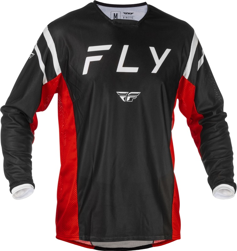 Maillot FLY RACING Kinetic Mesh – noir/rouge