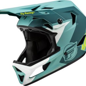 Casque enfant vélo FLY RACING Rayce – Matte Blue Stone/Hi-Vis