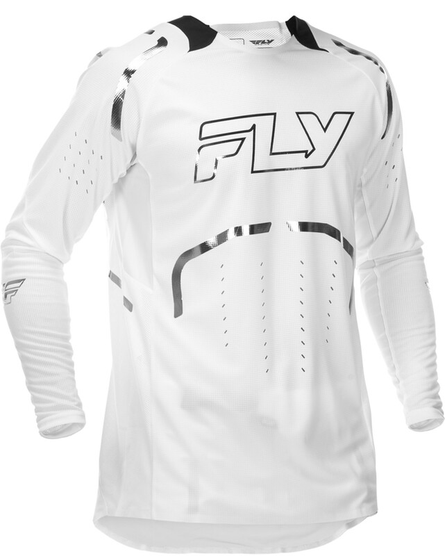 Maillot FLY RACING Evolution DST Flash LE – blanc/argent