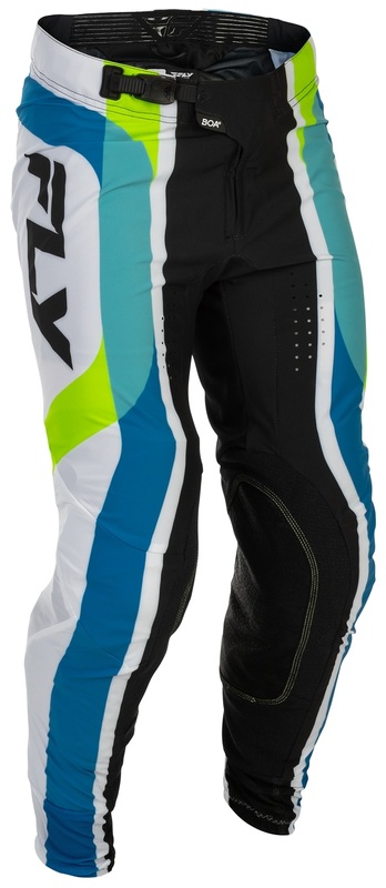 Pantalon FLY RACING Lite Current L.E. – blanc/Lime/bleu