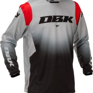 Maillot FLY RACING Kinetic DBK Special Edition – gris/noir/rouge