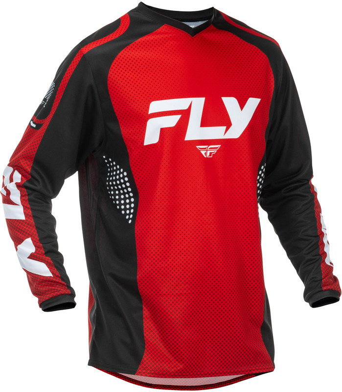 Maillot FLY RACING F-16 – rouge/noir/blanc