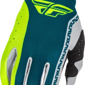 Gants FLY RACING Lite – gris/Lime/Teal