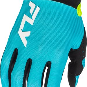 Gants FLY RACING F-16 – Aqua/noir/blanc