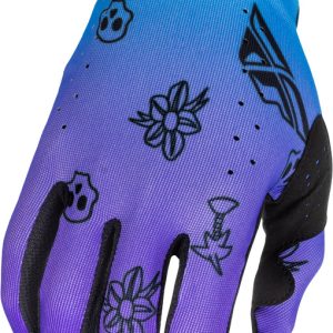 Gants enfant FLY RACING Lite Outline Special Edition – violet/bleu/noir