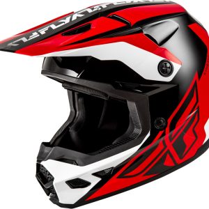 Casque FLY RACING Kinetic Crest – rouge/noir/blanc
