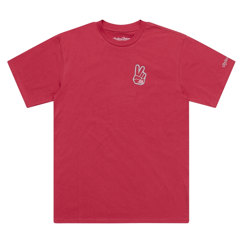 T-Shirt TROY LEE DESIGNS Peace Out – Fuchsia