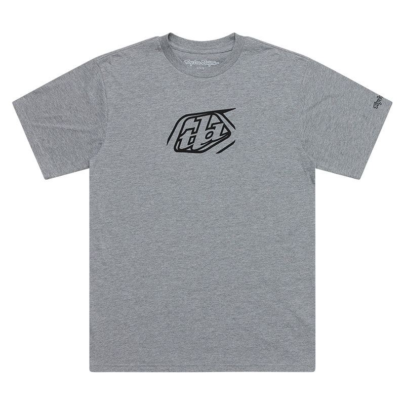 T-Shirt TROY LEE DESIGNS Badge – Gray Heater