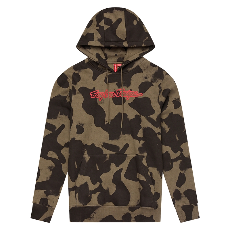 Hoodie TROY LEE DESIGNS Signature – Olive Camo