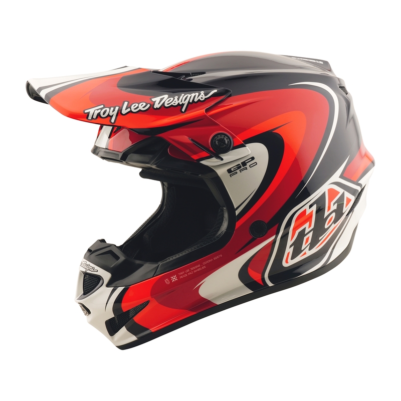 Casque TROY LEE DESIGNS GP Pro Crossover – Navy/rouge