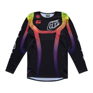 Maillot TROY LEE DESIGNS SE Pro Stripes – noir/multi