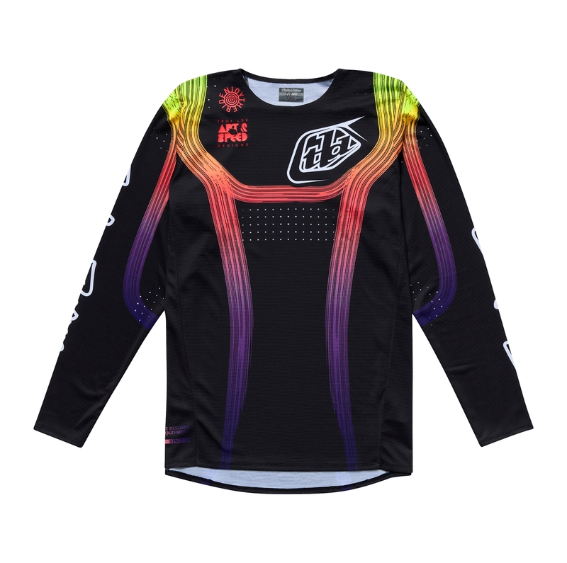 Maillot TROY LEE DESIGNS SE Pro Stripes – noir/multi