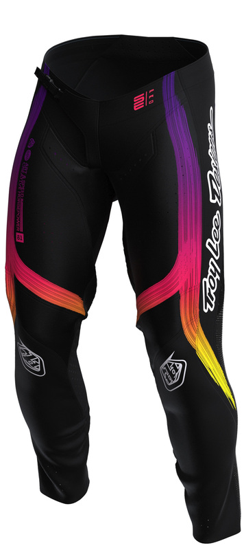 Pantalon TROY LEE DESIGNS SE Pro Stripes – noir/multi