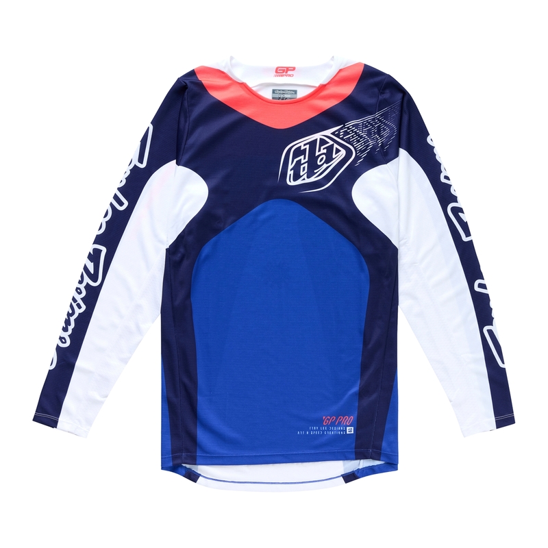 Maillot TROY LEE DESIGNS GP Pro Frames – Navy/blanc