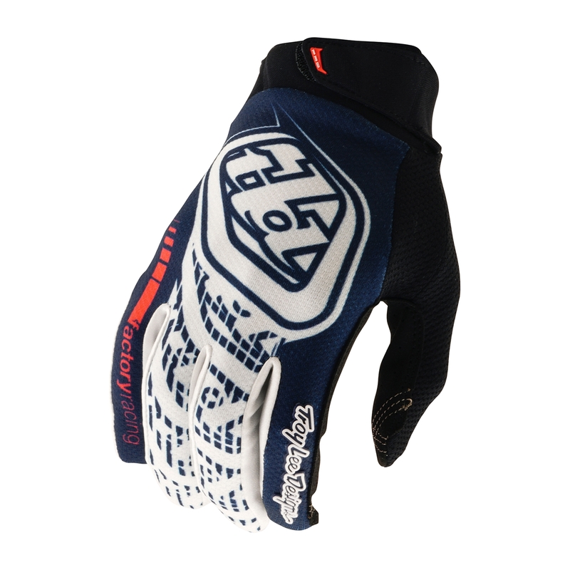 Gants TROY LEE DESIGNS GP Pro – Frames blue/blanc