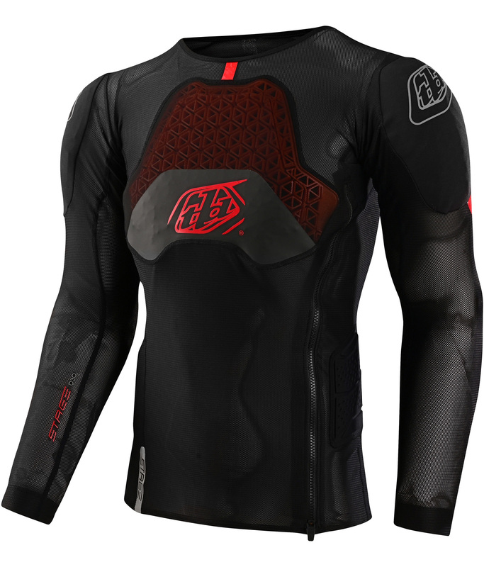 Gilet de protection TROY LEE DESIGNS Stage Ghost D3O – manches longues