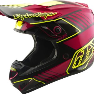 Casque enfant TROY LEE DESIGNS GP Pro Mips – Segment Fuchsia