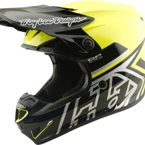 Casque enfant TROY LEE DESIGNS GP Pro Mips – Mono jaune fluo