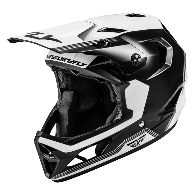 Casque enfant vélo FLY RACING Rayce Repeat – noir/blanc