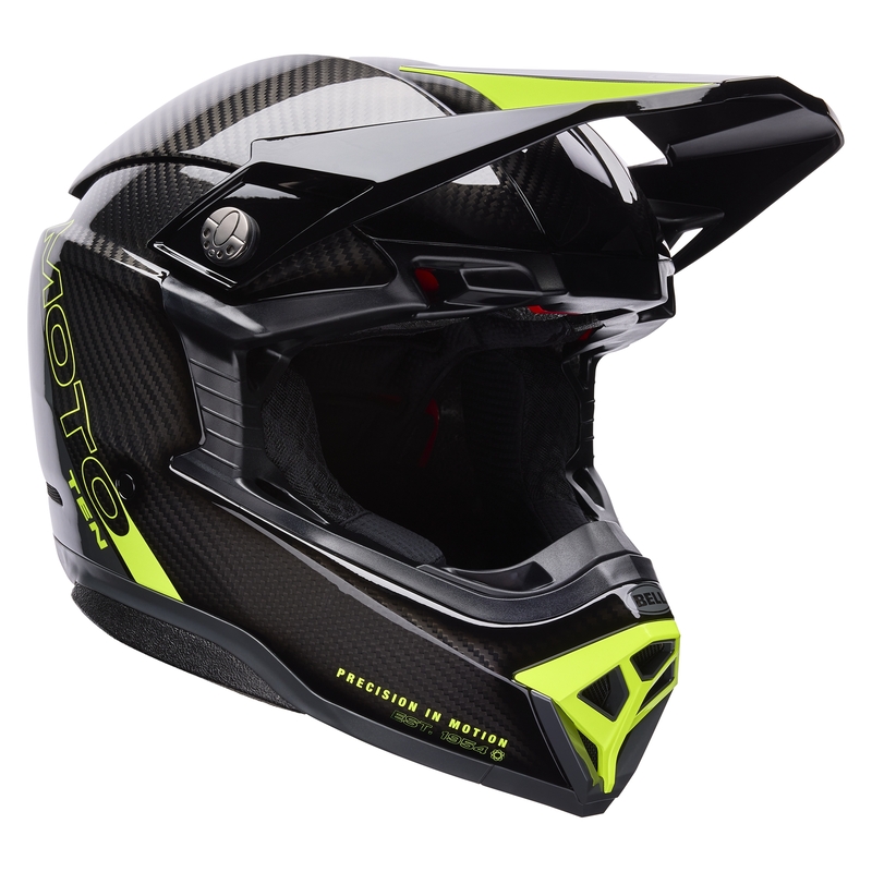 Casque BELL Moto-10 Spherical – Strike Yellow/Grey