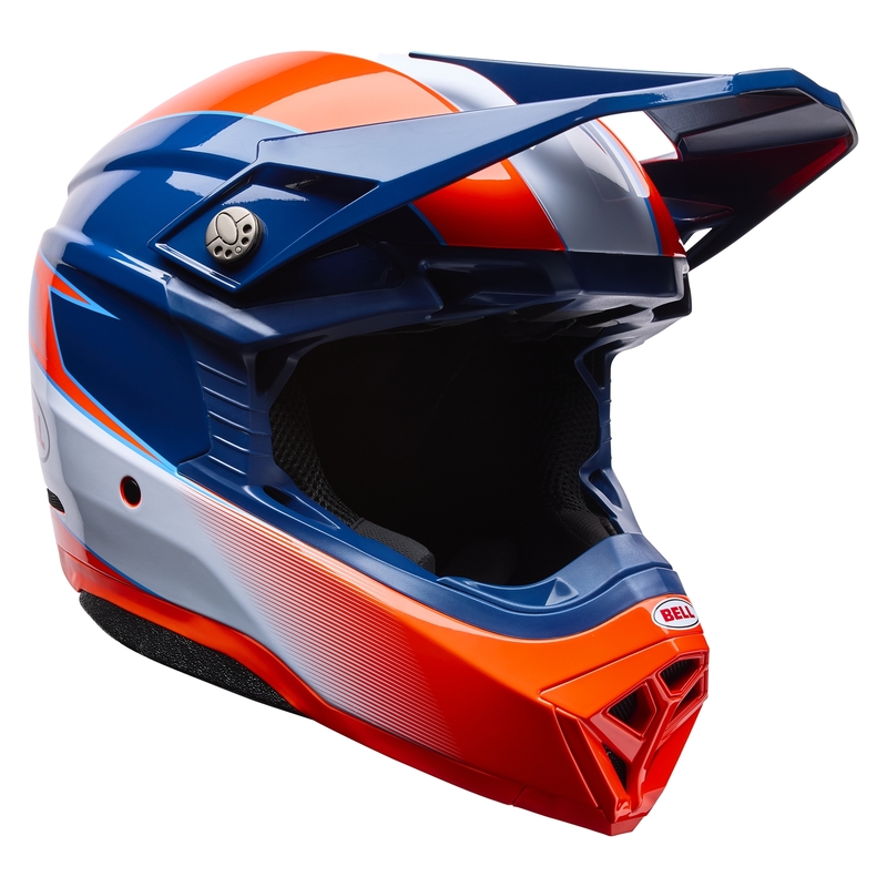 Casque BELL Moto-10 Mips – Falcon Orange/Blue