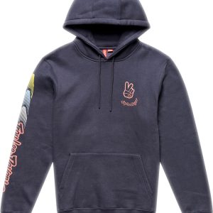 Hoodie TROY LEE DESIGNS Peace Out – Carbon/Black