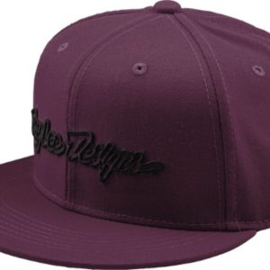 Casquette TROY LEE DESIGNS Flat Bill Snapback Signature – Sangria