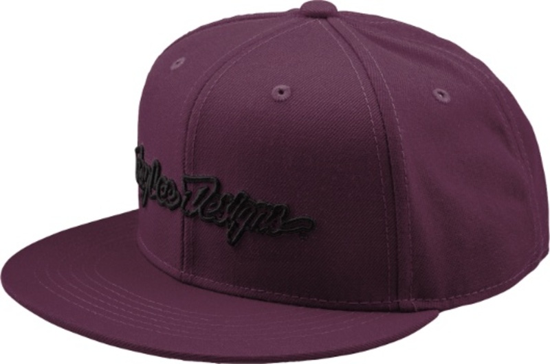 Casquette TROY LEE DESIGNS Flat Bill Snapback Signature – Sangria