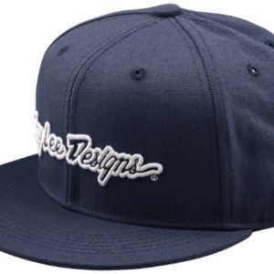 Casquette TROY LEE DESIGNS Flat Bill Snapback Signature – Indigo