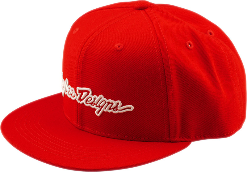 Casquette TROY LEE DESIGNS Flat Bill Snapback Signature – Team Red
