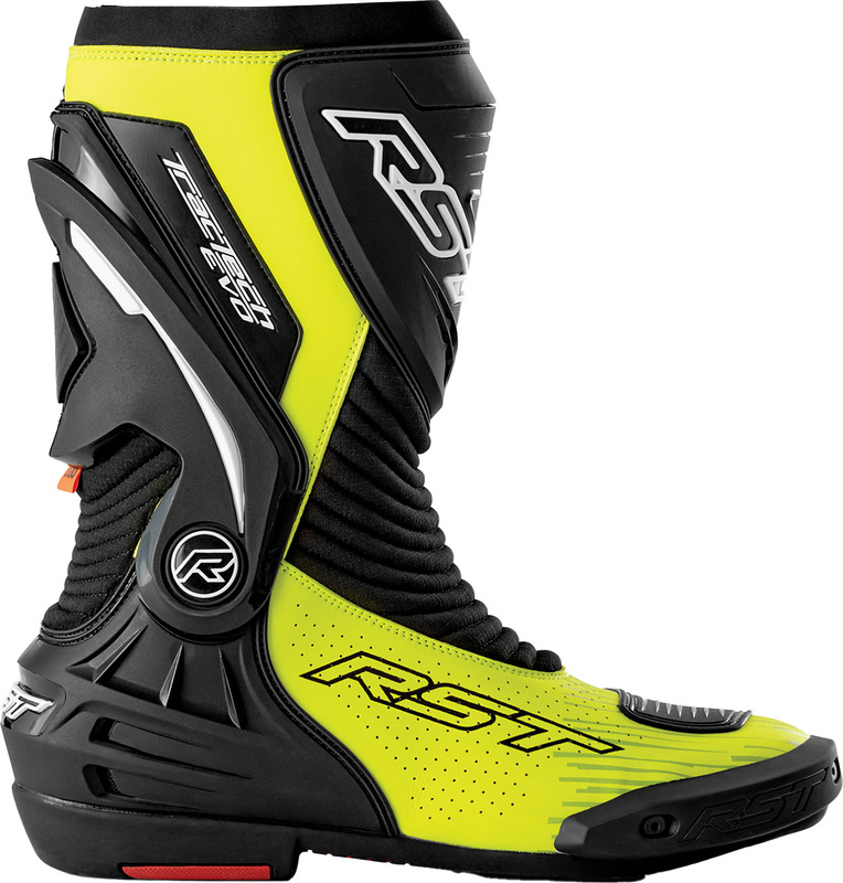 Bottes RST TracTech Evo D3O – noir/jaune fluo