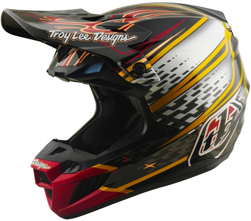 Casque TROY LEE DESIGNS SE5 Composite Mips – Wings noir