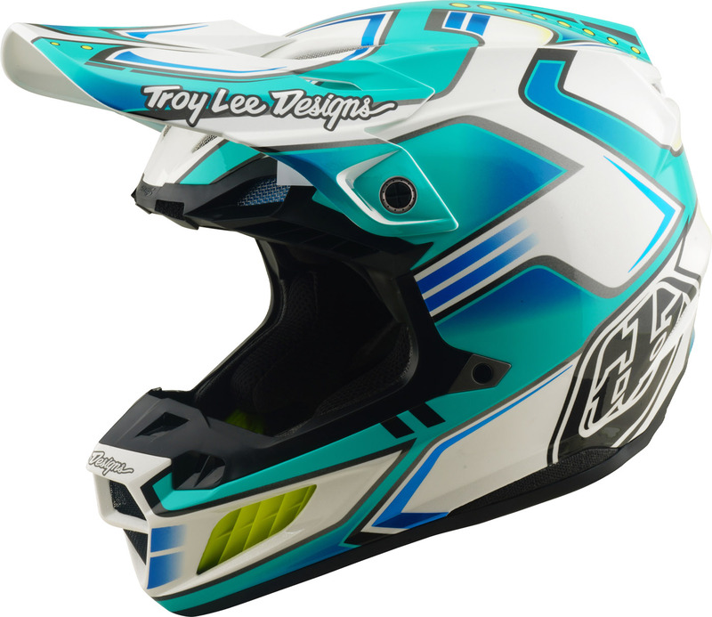 Casque TROY LEE DESIGNS SE5 Composite Mips – Crest Real Teal