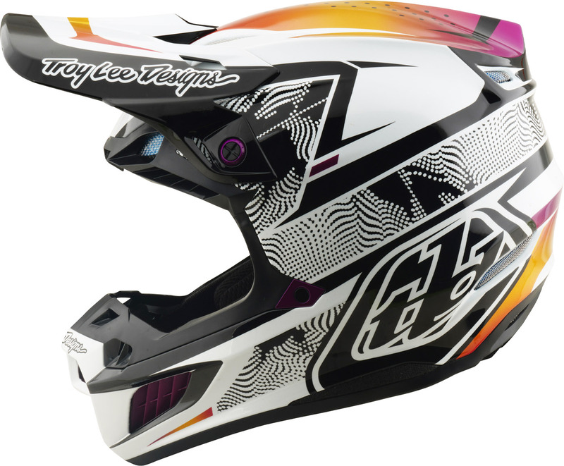 Casque TROY LEE DESIGNS SE5 Composite Mips – Lined Up noir