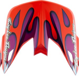 Visière TROY LEE DESIGNS SE5 Composite – Overspray violet/blanc